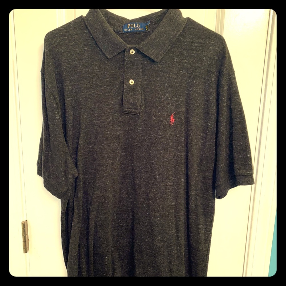 Charcoal gray Ralph Lauren Polo shirt